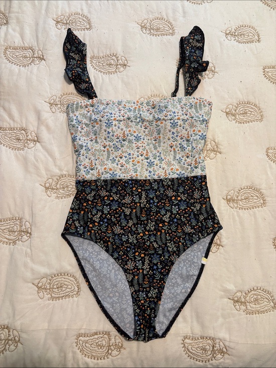 summersalt Other - Rifle Paper Co. x summersalt Ruffle Oasis one piece swimsuit